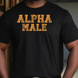 Alpha Male, Alpha Shirt, Black and Gold, 1906, Alpha Tees, Alpha Shirt, 06 shirt, Men of Distinction, Alphas, Black Greek Fraternities,
