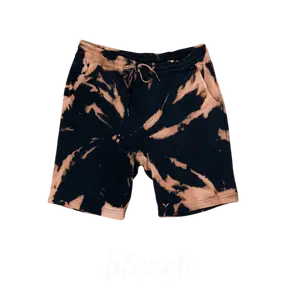 Bleach Tie Dye Sweat Shorts~ mens & womens