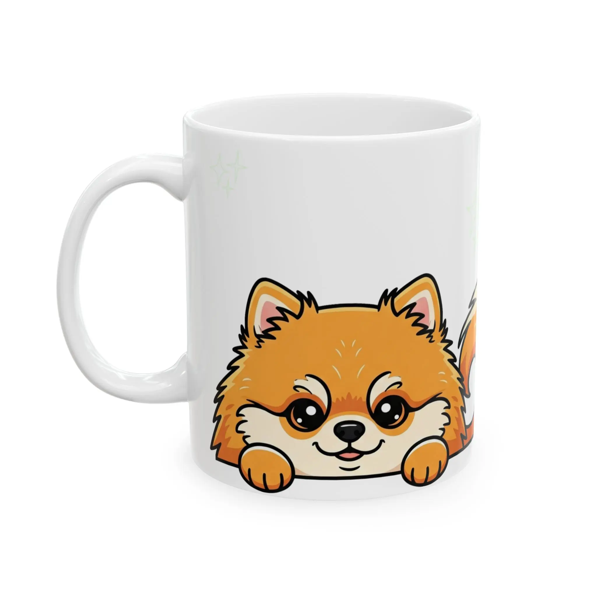 Pomeranian Peek-a-Boo Mug | Best Pomeranian Mama Gift
