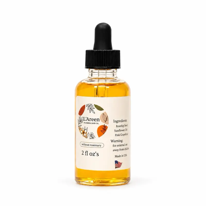 L’Areen Plumeria Hair Oil – Rosemary-Free Formula