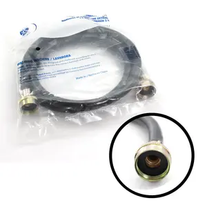 Appli Parts APIH-5934 5 ft Washing Machine Inlet Hose with 2 Seals or Rubbers, 3/4 in Female Fitting Straight Connectors Compatible with Whirlpool WP89503, 89503