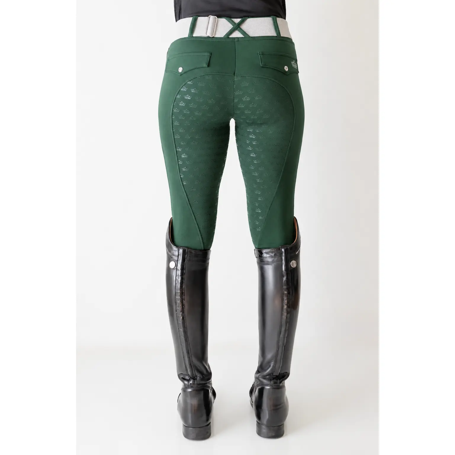 Classic Riding Tight - Emerald Green
