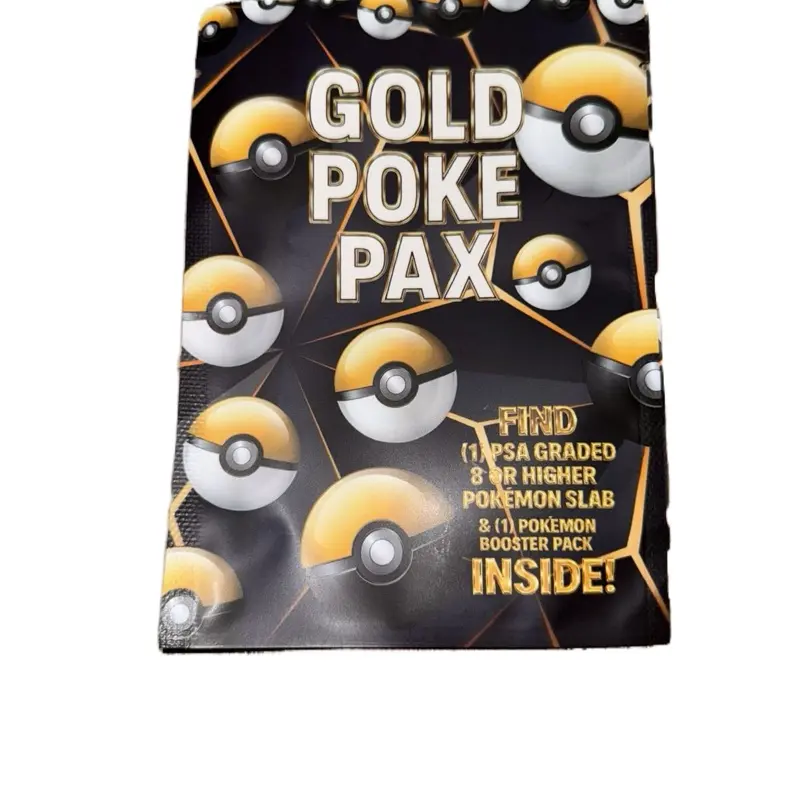 Gold Poke Pax (1) PSA GRADED SLAB (1) Sealed Booster Pack - TikTok Shop