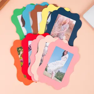 10 Colorful Paper Photo Frames, 4x6 Inch DIY Handmade Display, Vibrant Birthday Party Decorations, Classroom Activity Props