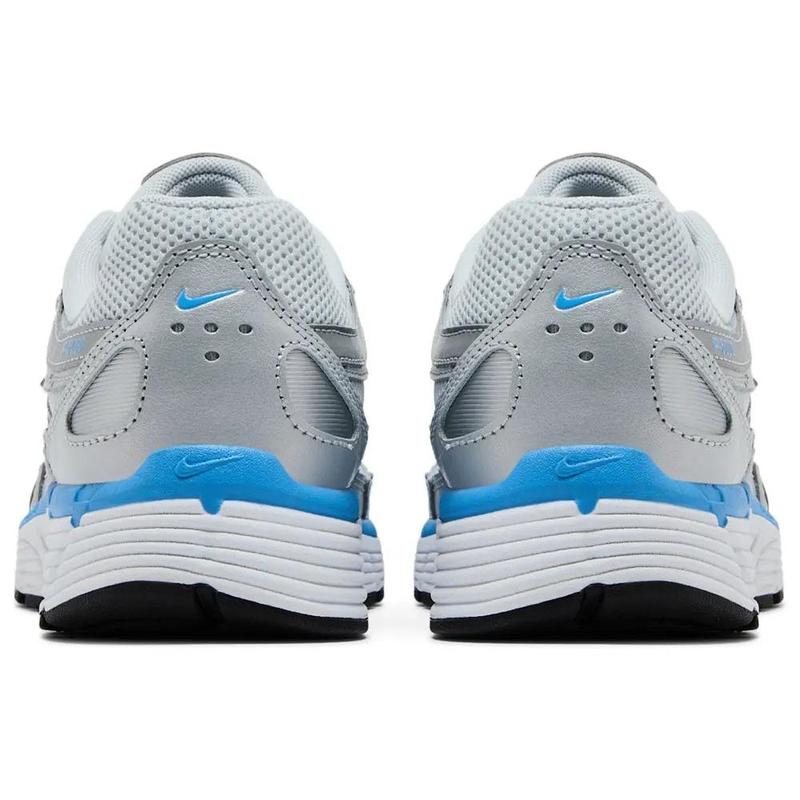 Nike P-6000 Metallic Silver University Blue Men's Daily Casual Fashion Footwear Sneakers Walking Shoes Gym Training Athletic Comfort