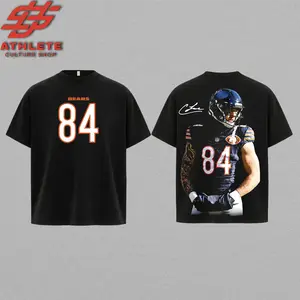 [LEO] Colston Loveland #84 Graphic Comfort Colors Premium Cotton T-Shirt (Made in USA), Michigan Wolverines Football Fans Apparel, Game Day Shirt, Retro College Football Streetwear Tee, Gift for Him & Her