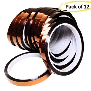 Heat Resistant Tapes, Heat Transfer Tapes, Sublimation Supplies, Heat Press Film Tape, Gift for Tumbler Makers, 10mm or 25mm Width