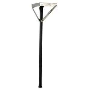 212 MAIN 29in Black Enamel Steel Tube Foldable Table Leg - with Floor Tips for Sailing, Water Sports Use
