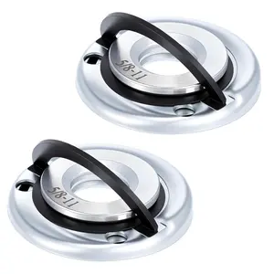 2PCS Angle Grinder Flange Nut with 5/8-11 Inch Thread Quick Release Grinder Nut Metal Angle Grinders Nuts for Replacement and Fixing Cutting Discs