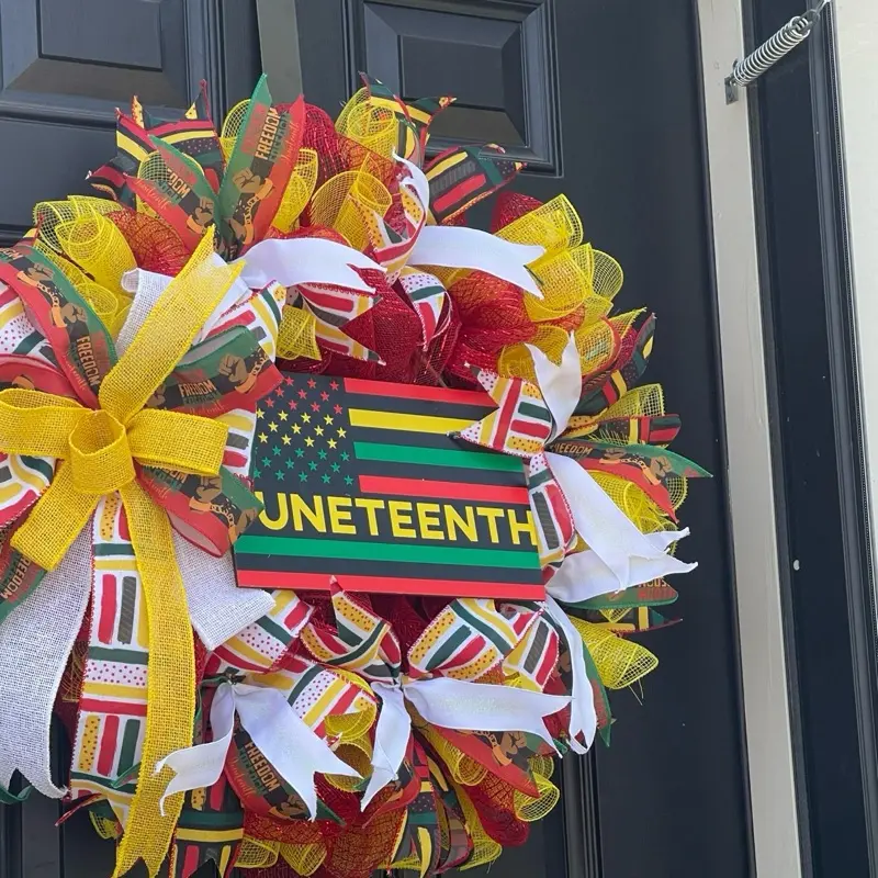 Juneteenth wreath