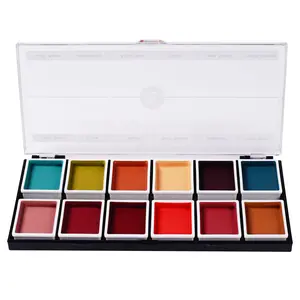 Narrative Cosmetics 12 Color Complexion Alcohol Activated Palette Eyeshadow Makeup
