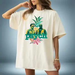 Shawn & Gus Shirt, Psych Tv Show Shirt, Shawn And Gus Psych Tv Show Vintage T-Shirt, Gift For Psych Fans, Moive Merch