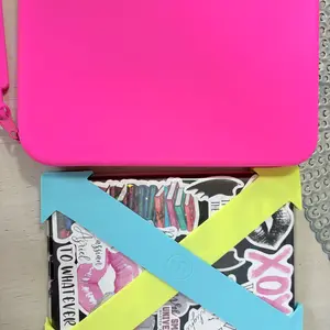 Limited Drop Neon Silicone Clutch Case with Supplier Warranty – Anti-Dust Soft Durable Pouch for E-Reader & Phone, Fits Kindle & Devices Under 200mm × 140mm, Stylish Protective Phone & Device Cover