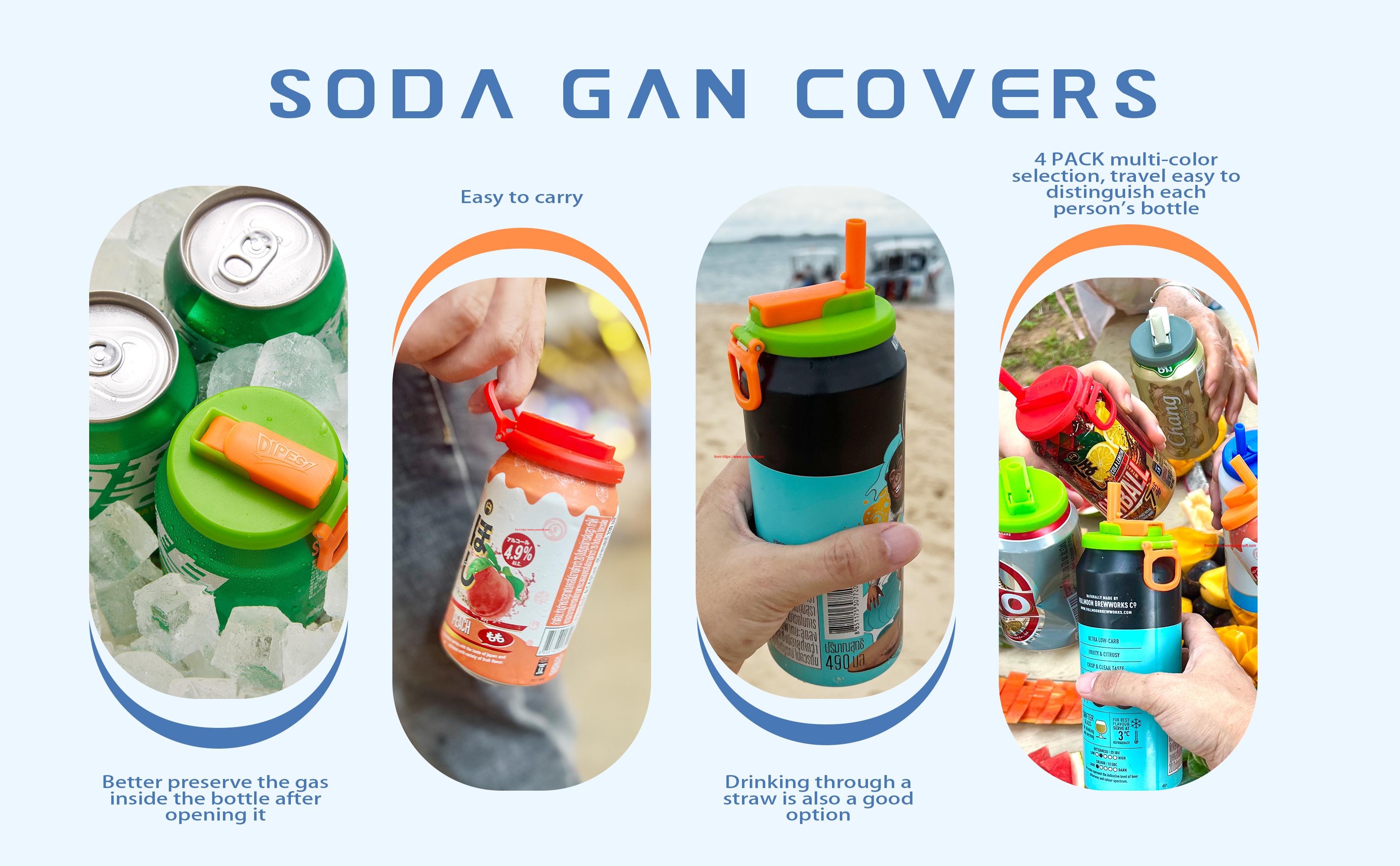 Summervibes DIPESI 4-Pack BPA-Free Soda Can Lids with Straw - Reusable Lids for Seltzer, Juice & Beverage, Silicone Straws Included Drink Covers Children's Day summerwins,summerwins Summervibes DIPESI 4-Pack BPA-Free Soda Can Lids with Straw - Reusable Lids for Seltzer, Juice & Beverage, Silicone Straws Included Drink Covers Children's Day summerwins,summerwins