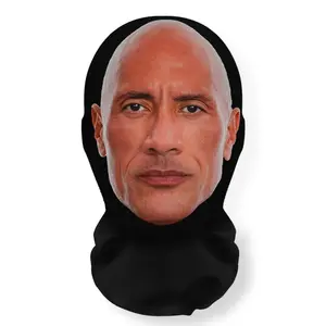 Realistic 3D Mesh Celebrity Face Mask and Headpiece - Breathable Ultra-Fine Fiber Material, Super-Stretch Fit Design, Funny COSPLAY Prop, Novelty Mask for Costume Parties, Halloween, and Cosplay Events