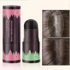 Hairline Contouring Shadow Powder Stick, Hairline Defining, Convenient Portable Natural Instant Hairline Contour Stick With Sponge Tip, Hair Makeup For Women