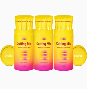 3 Pack LeeFar Cutting Drink Mix – | GB Strawberry Açaí Flavor – | (30 Servings)