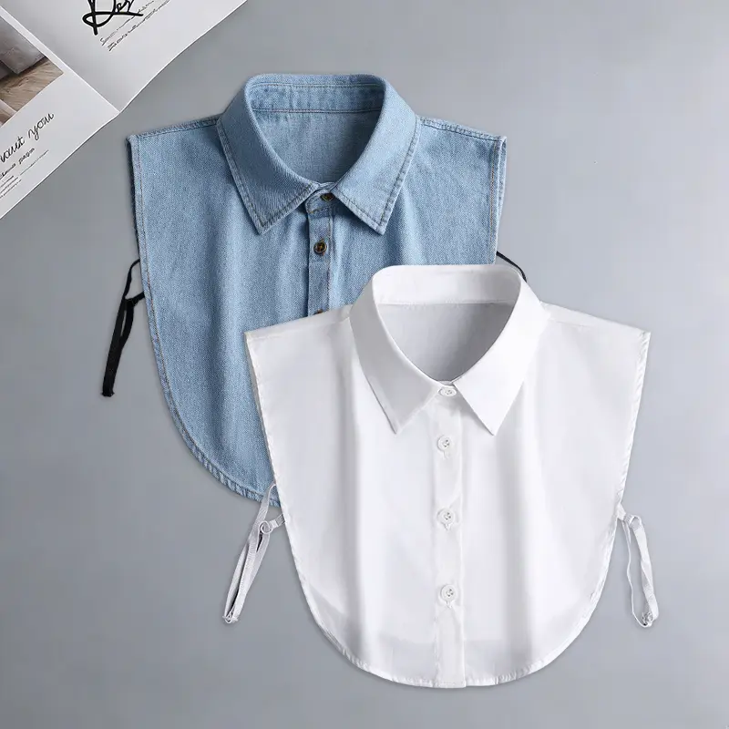 White Pointed Collar + Light Blue Pointed Collar