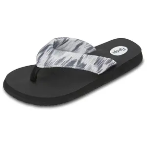 Floopi Women's Luna Yoga Mat Multicolor Knit Thong Sandal