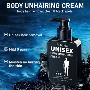 150g Unisex Body Unhairing Cream, Effective for Different Body Types, Safe and Leaves Skin Smooth, Efficiently Removes Body Hair, Brings a Comfortable Experience