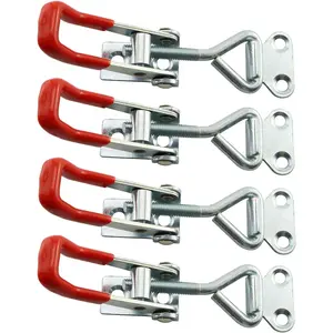 4 count Latch Catch Cabinet Boxes Handle Toggle Lock Clamp Hasp  4001
