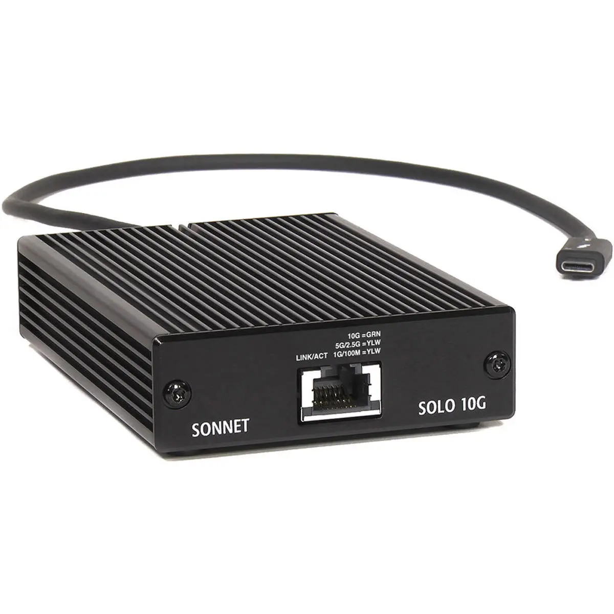 Sonnet Solo 10G Thunderbolt 3 to 10 Gigabit Ethernet Adapter with NBASE-T Support