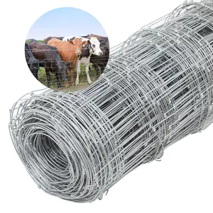 4 x 328 Ft Cattle Panel Fence Roll - Welded Wire Fencing for Livestock, Garden, Goat, Hog & Deer Enclosures, Metal Farm Fence Panels