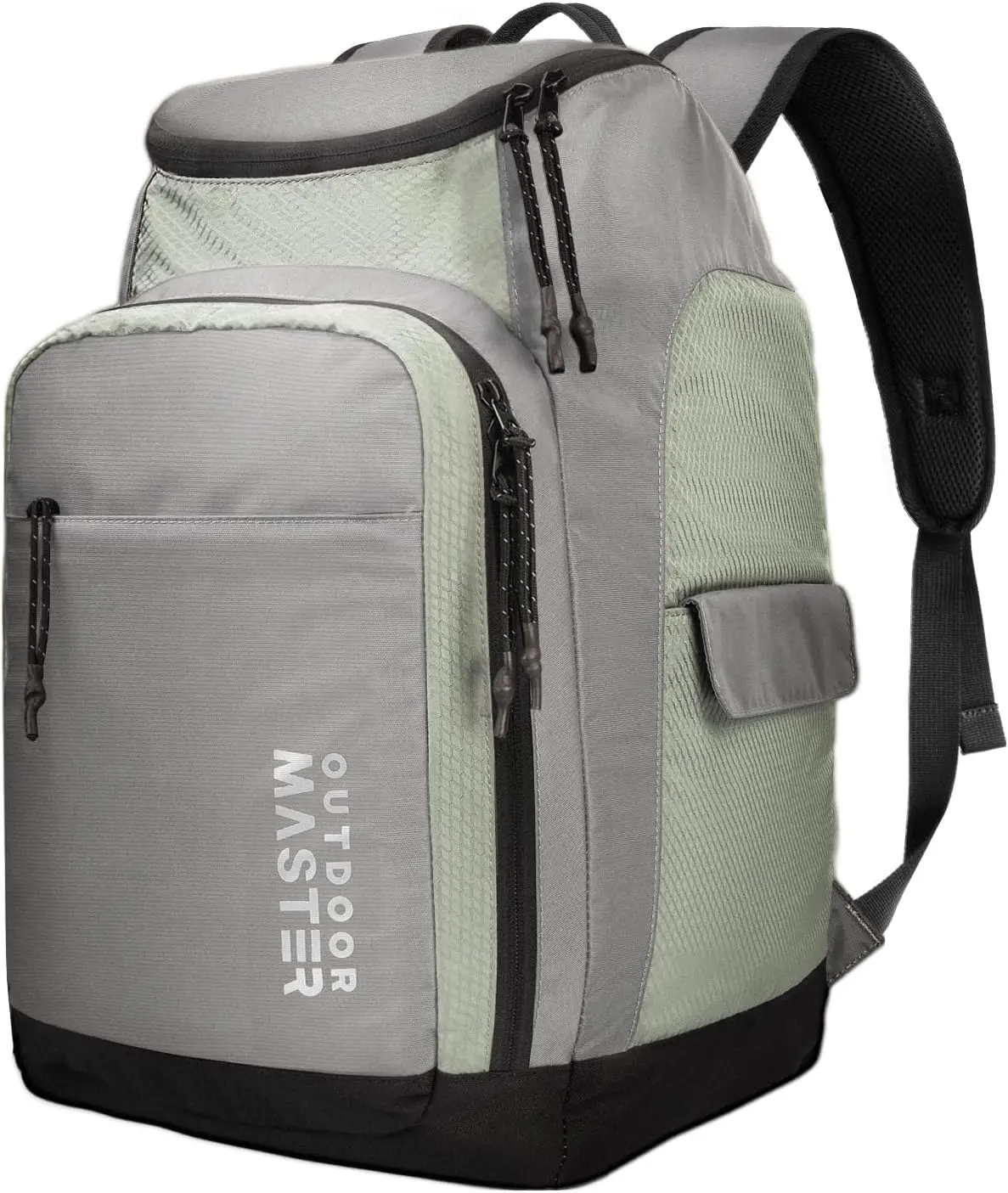 Outdoormaster 50L Ski Boot Bag-Ski and Snowboard Boots Travel Backpack with Helmet Compartment | Waterproof Exterior & Bottom OutdoorMaster