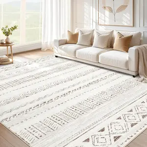 Boho Rug - Machine Washable Floor Mat, Versatile Spiderweb Mat, Gaming Mousepad, Perfect Garage Rug