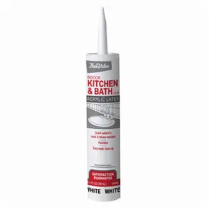 212 MAIN Drywall Latex Adhesive Caulk, 10.1 oz, for Kitchen & Bathroom, Home Improvement Building Supply, Drywall Latex Caulk