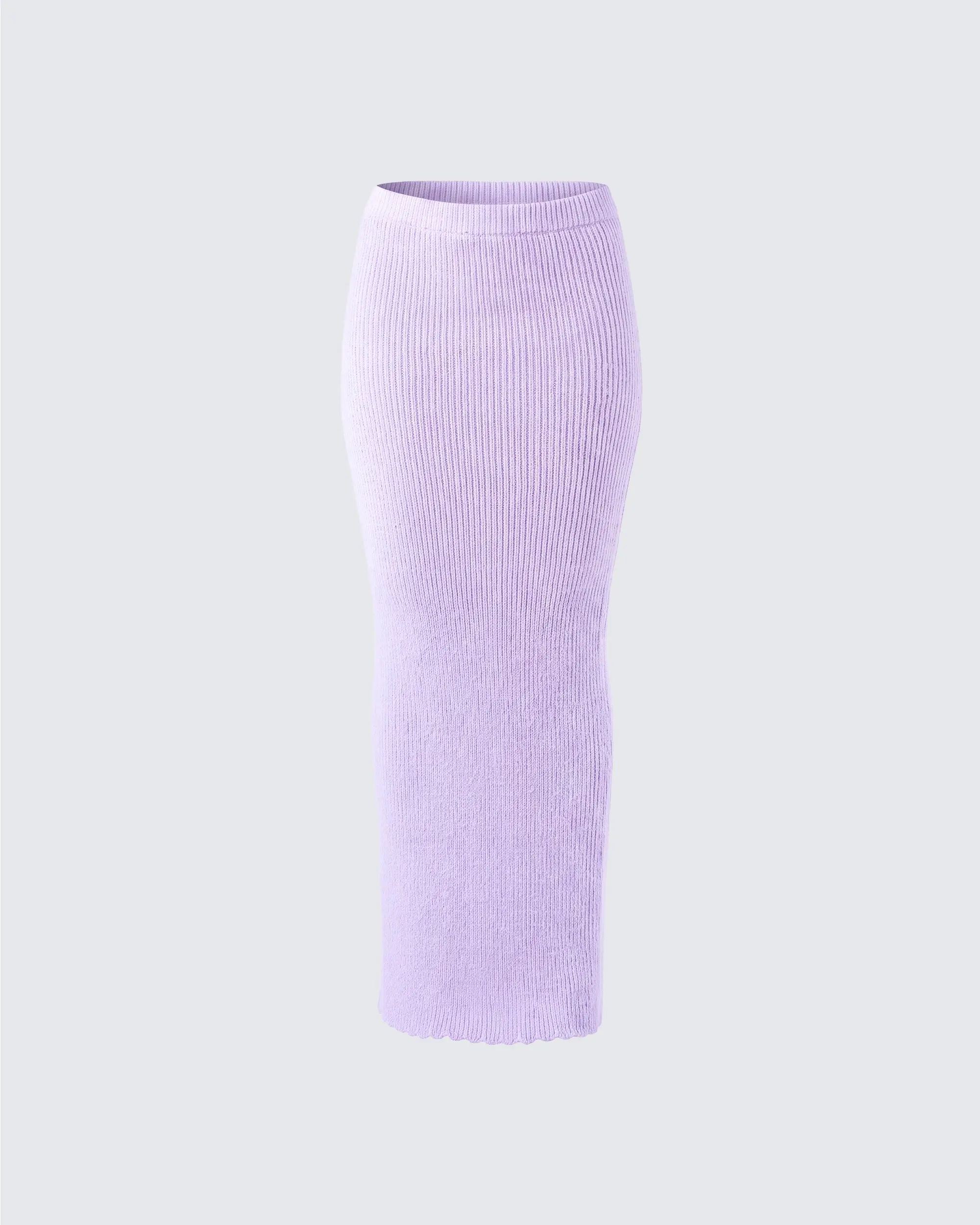 Liberty Lavender Knit Maxi Skirt