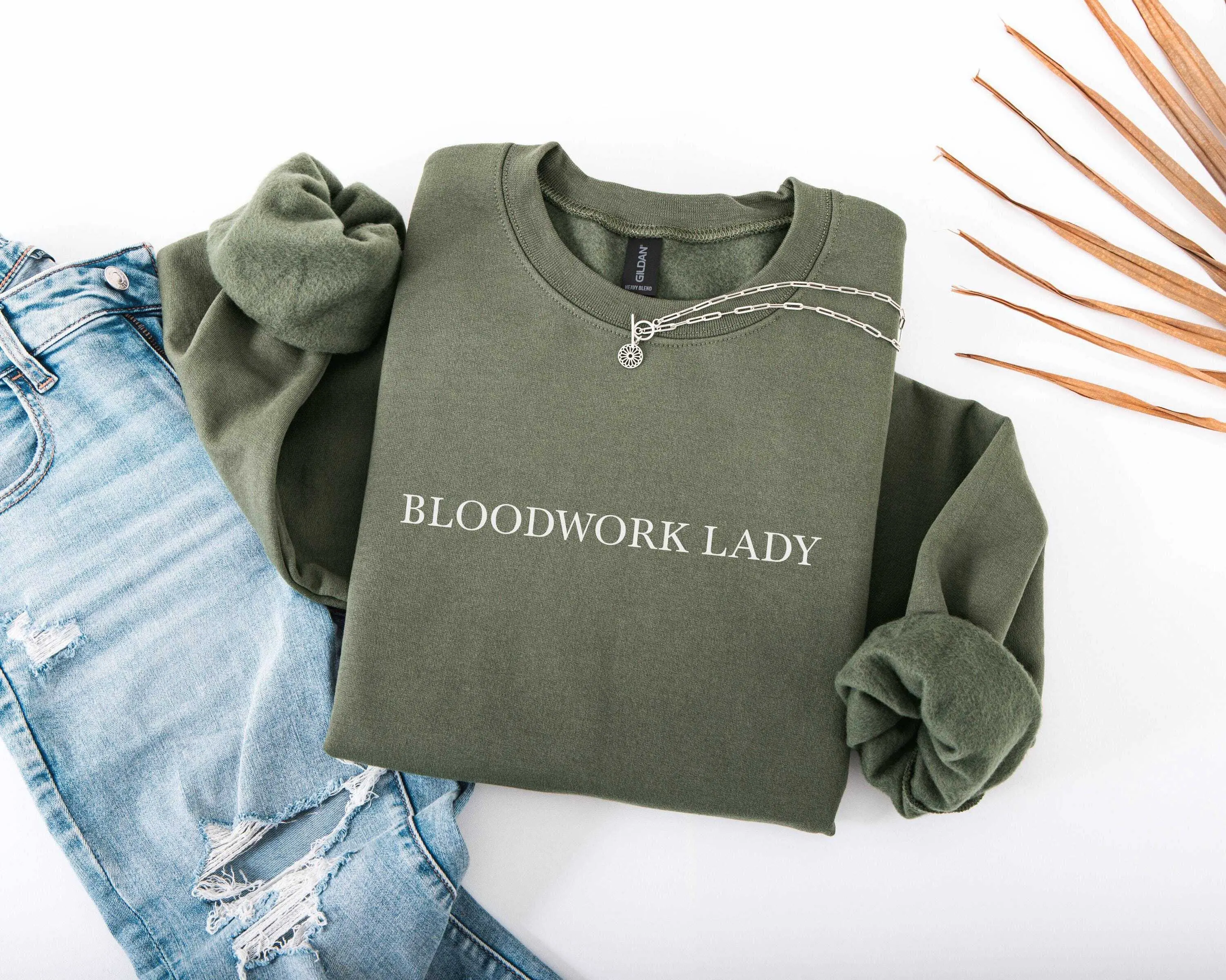 Funny Phlebotomy T-Shirt / Sweatshirt / Hoodie, bloodwork lady Short Sleeve tshirt, phlebotomist tshirt, funny lab tech Cotton Fabric
