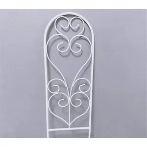 Living Accents 7036133 24 in. Steel Trellis, White