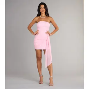 Pretty Intentions Tube Mini Dress With Sash