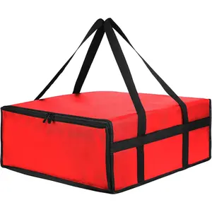Pizza Carrier Insulated Bags Large for Deliveries, Insulated Pizza Carrier Delivery Bag 20x20  Bag for Personal and Professional Use
