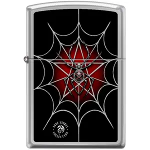 Zippo Manufacturing  2019 Anne Stokes Collection Web Lighter - High Polish Chrome