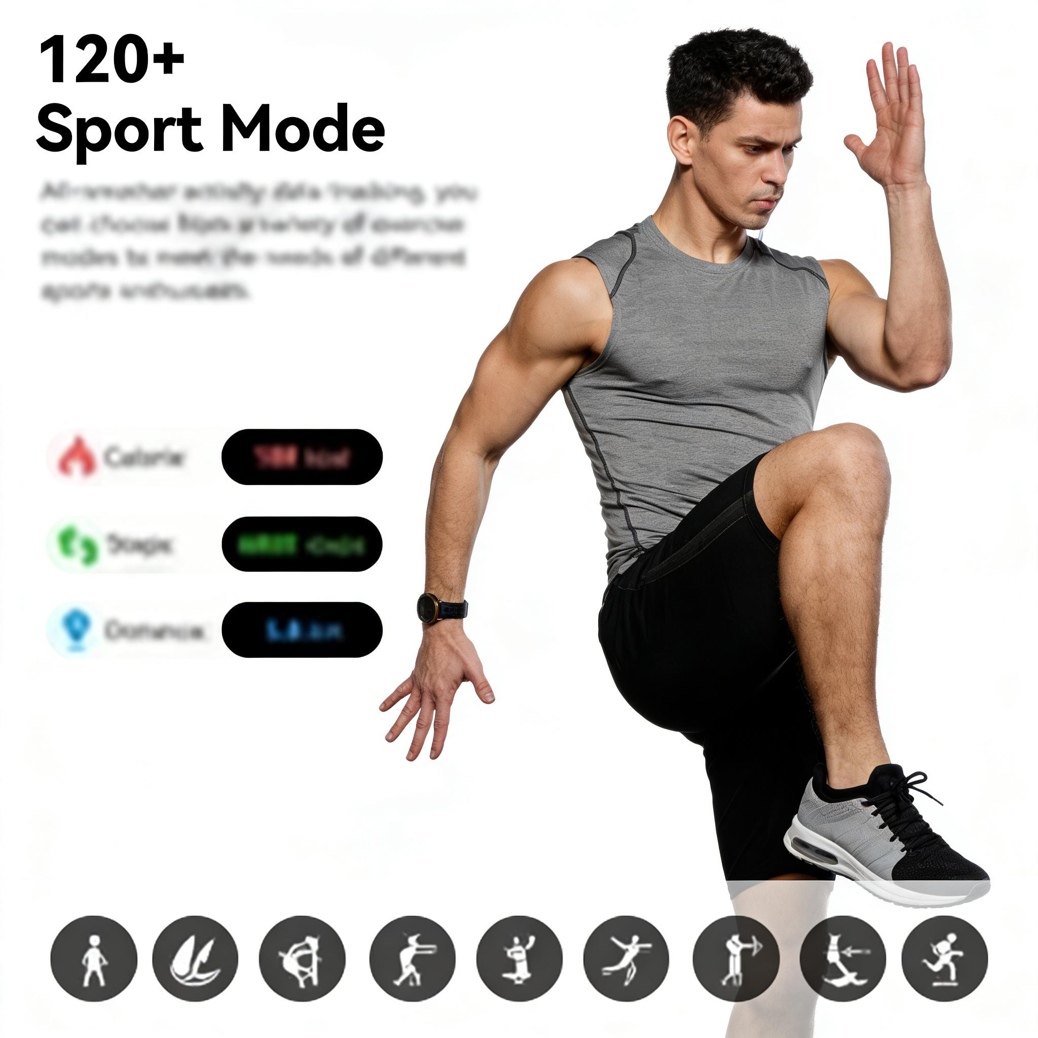 2026 Valentine's Day Gift New Smartwatch Black & Pink Wearable Device Super Bowl HeartRate Sleep Monitor 100+ Sports Modes IP68 Waterproof Smartwatch Gift for Men Women Android Tracker with HD TouchScreen & Call Functionality - Smartphone, Wristwatch