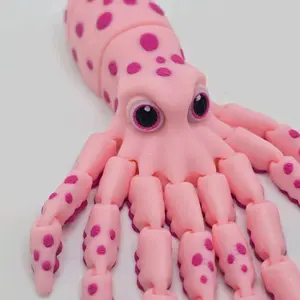 Sky the Squid: Articulating 3D Printed Deep Sea Wonder