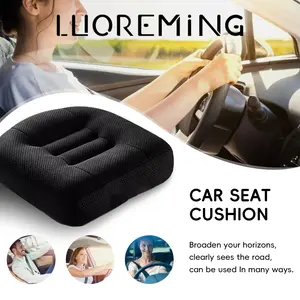 Automobile Heightening Cushion-With 3D Breathable Mesh-With Grab Handle-Double Reinforcement-Portable Driver and Passenger Seat Cushion-Suitable for Trucks, Cars, SUVs and Wheelchairs to Relieve Fatigue-Light-Breathable-Full Filling.