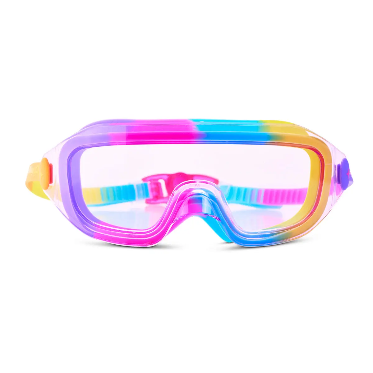 Hologlow Swim Goggles – Hyper Rainbow, fits ages 8 years to adult