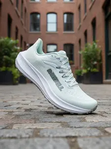 Men Women Cushioned Running Shoes Soft Sole Shock Absorption Foot Protection Non-Tiring Comfortable Sports Sneakers