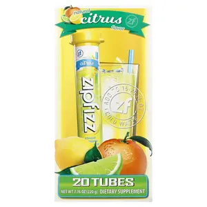 Zipfizz Energy Drink Mix, Citrus, 20 Tubes, 0.39 oz (11 g) Each