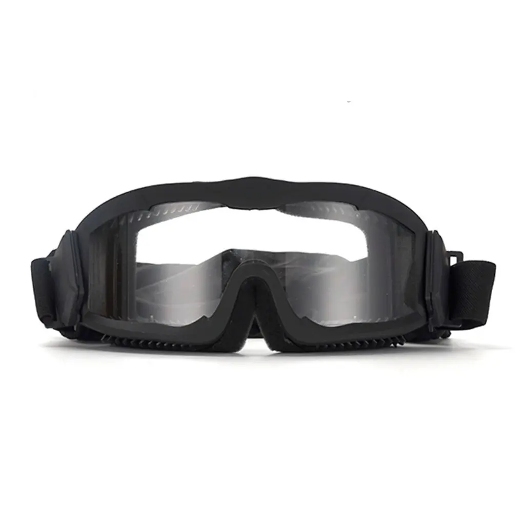 Unisex Alpha Tactical Windproof Goggles, Three-Lens Shooting Glasses, Outdoor Military Cs Gear, Versatile Protective Eyewear for Men and Women