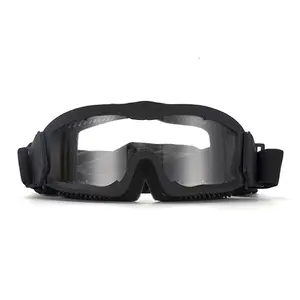 Unisex Alpha Tactical Goggles, Three-Lens Shooting Glasses, Outdoor Military Cs Gear, Versatile Protective Eyewear for Men and Women