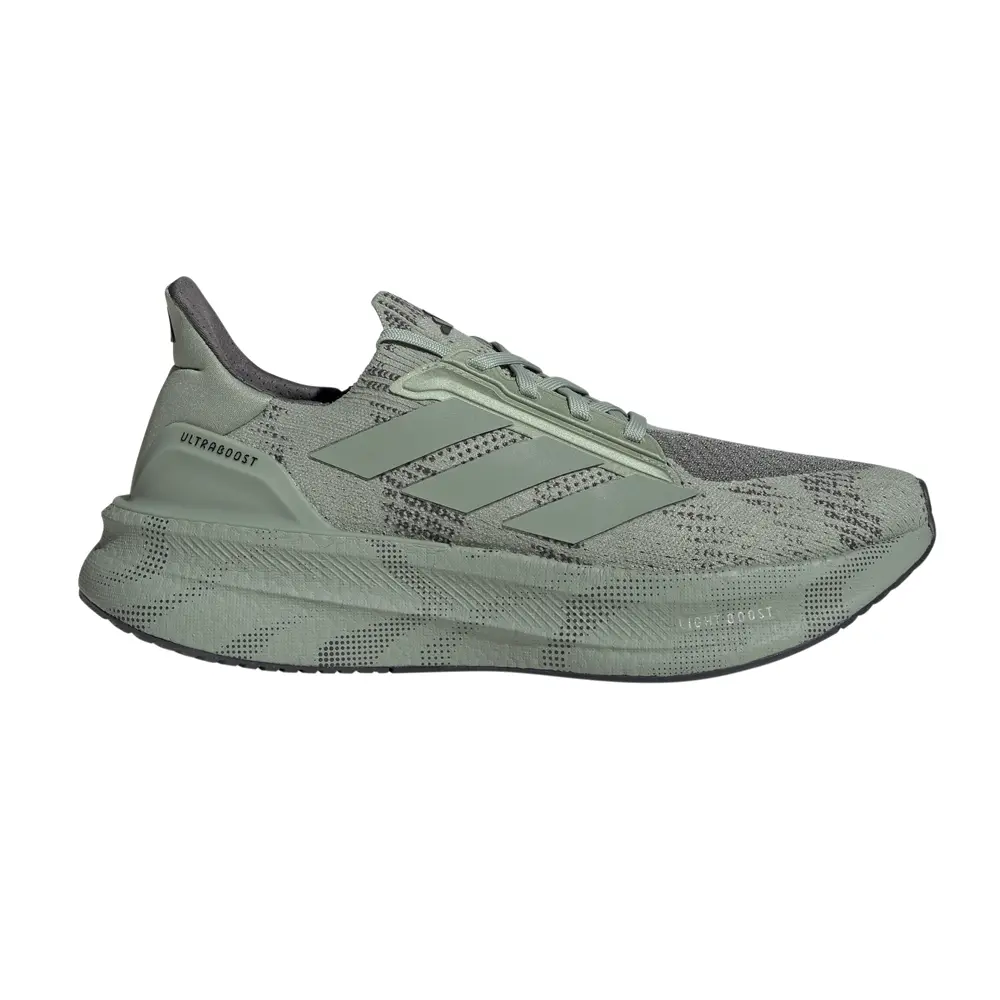 adidas Mens Ultraboost Ultra Boost 5X Running Sneakers Shoes - Green
