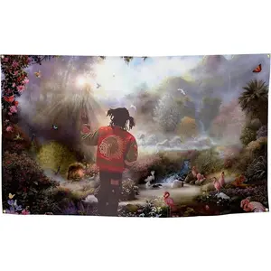 Rapper Flag Chief in The Garden of Eden Flag Aesthetic Decorative Durable 40x60in Flag Suitable For Indoor And Outdoor Decorate for College Dorm Room ,Parties, travel, filming, events, festivals