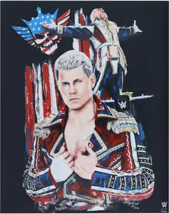 Cody Rhodes WWE 16" x 20" Photo Print - Art by David Arrigo - Limited Edition of 99 - Wrestling Memorabilia