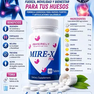 Ismerely MIRE-X Plus Healthcare Dietary Supplement - 30 Tablets, Gluten Free, Natural Nutrition Formula with Magnesium, Vitamin D3, Turmeric, and Essential Nutrients