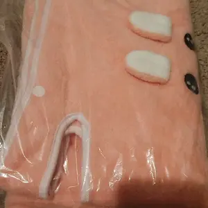 Kids Bath Towel Wrap with Cute Bunny Ears, Contemporary Microfiber Cartoon Anime Bath Skirt for Girls, Ultra Compact Woven Towel Robe, Age 6-12 - 250gsm, Casual Comfy Pajama