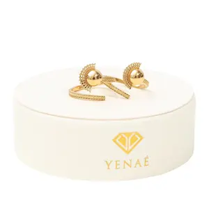 YENAÉ Tsirur Ring - 18K Gold Plated | 4-IN-1 Jewelry | Adjustable Band | Skin-Friendly | Nickel & Lead-Free | Hand Polished | Gift-Ready